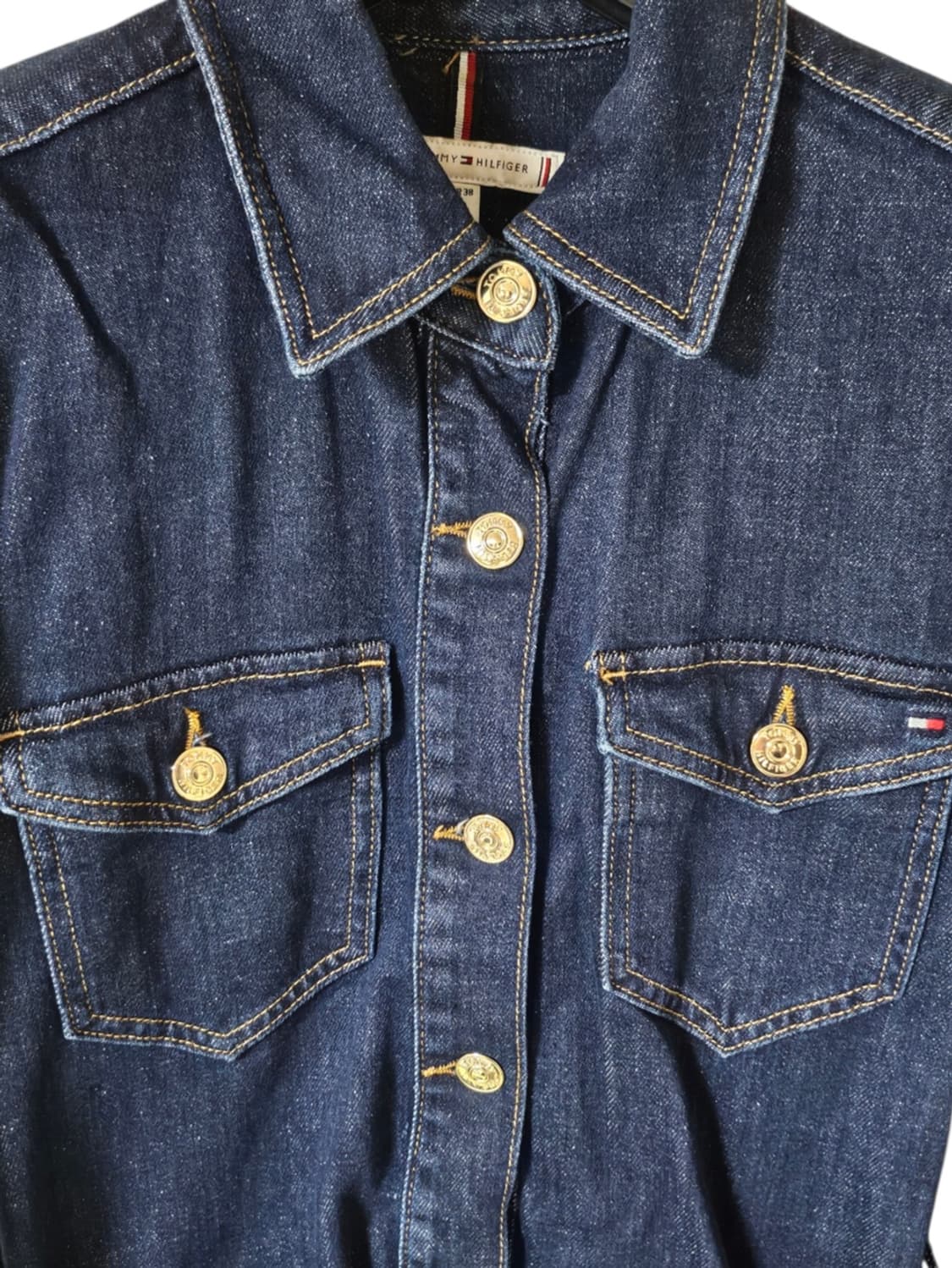 TOMMY HILFIGER 데님 원피스 정품 / 인디고 / 38(66) 상품이미지6