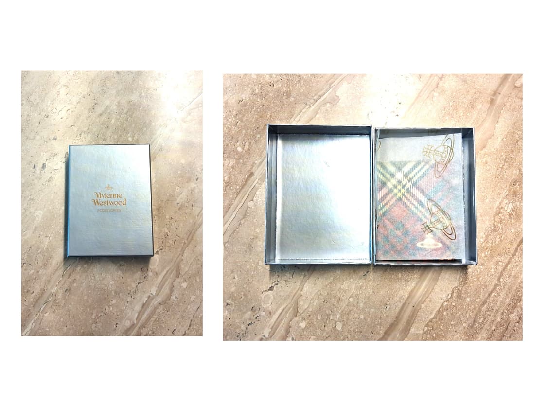 비비안 웨스트우드 타탄체크 반지갑 (새상품) 상품이미지2