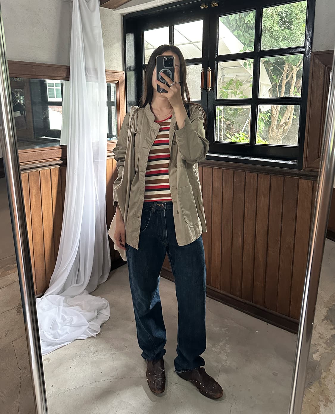 AIGLE stripe tee 상품이미지2
