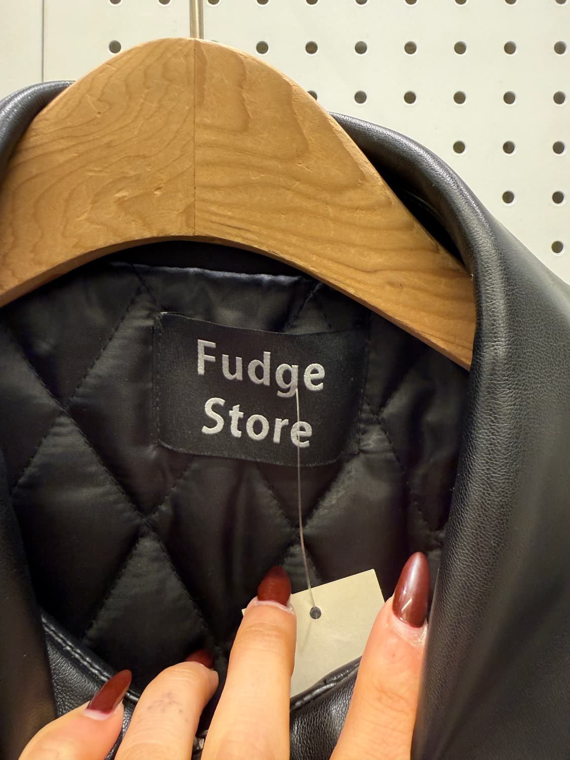 라퍼지스토어 버핑 레더 미니멀 포켓 블루종 자켓  U1463 상품이미지5