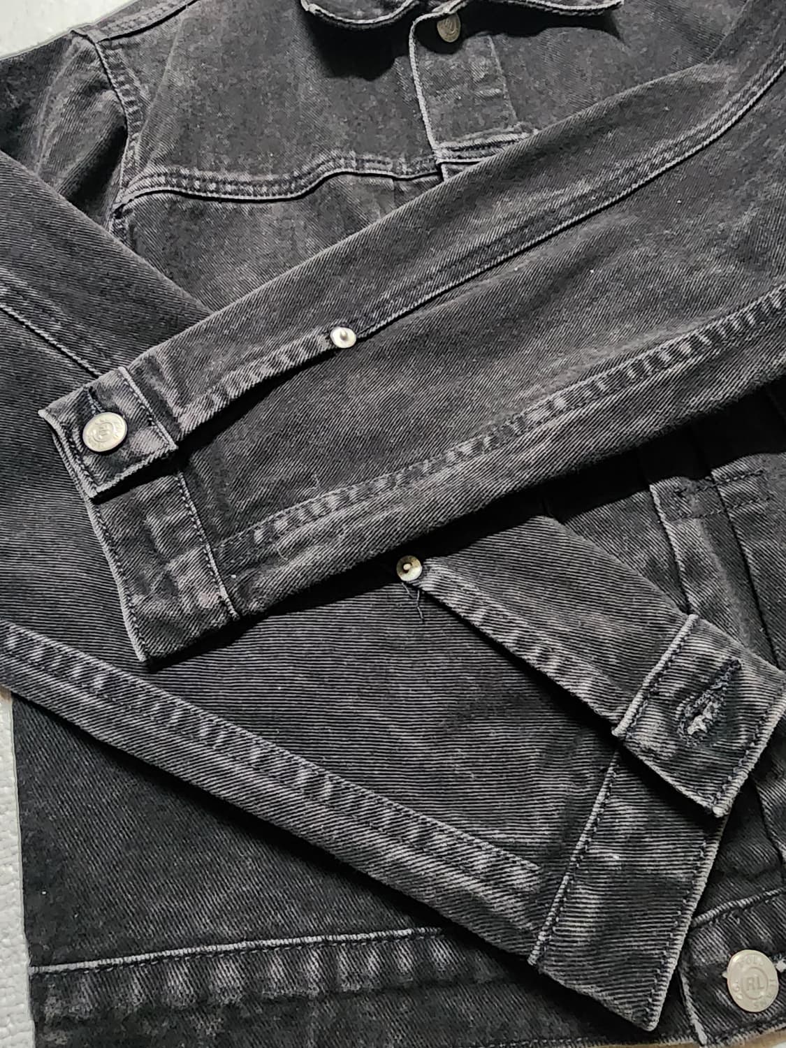 빈티지 폴로진스 2세대  블랙 데님 트러커자켓 상품이미지5