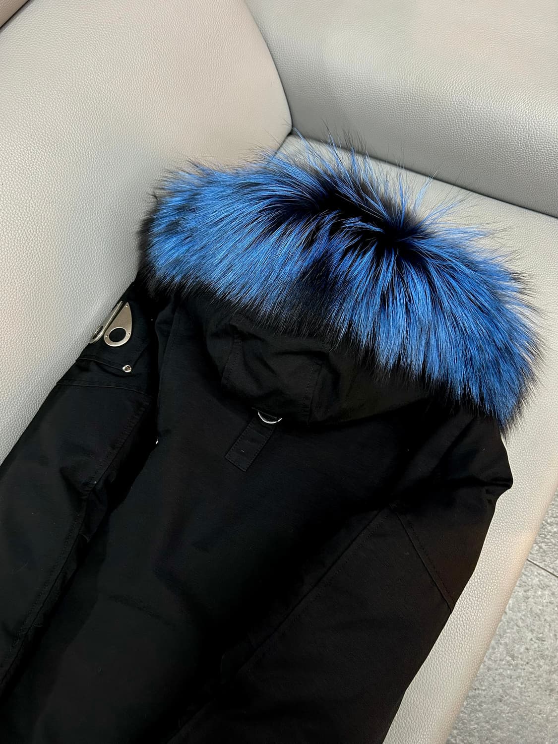 무스너클 아이벡스 블랙 롱패딩(M) 상품이미지7