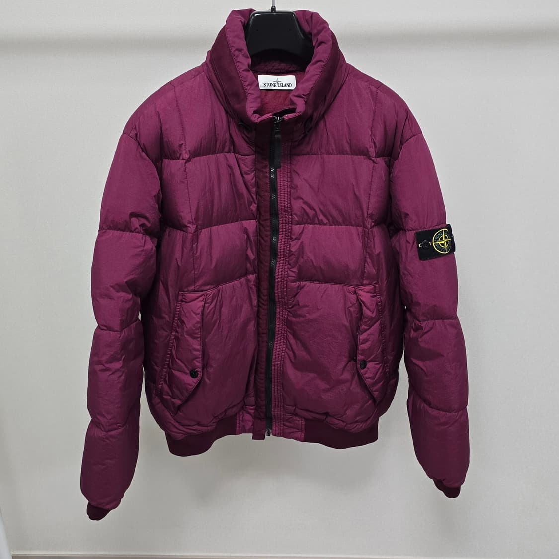 스톤아일랜드 크링클랩스 논후드 패딩 xxl사이즈 110 판매 상품이미지1