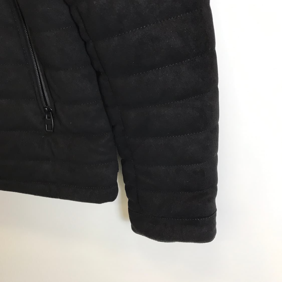 자라 스웨이드 라이더퀼팅봄버 [L] 상품이미지3