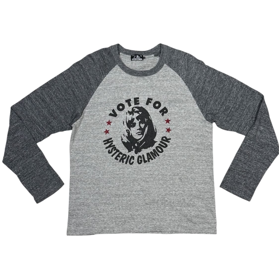 히스테릭 글래머 히스걸 라글란 롱슬리브 티셔츠 상품이미지1