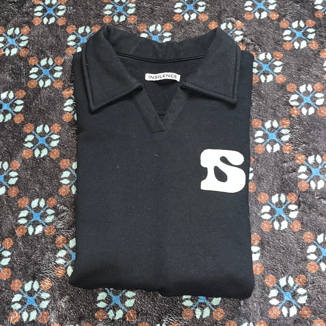 인사일런스 우먼 오픈 카라 스웨트 셔츠 M 상품이미지6