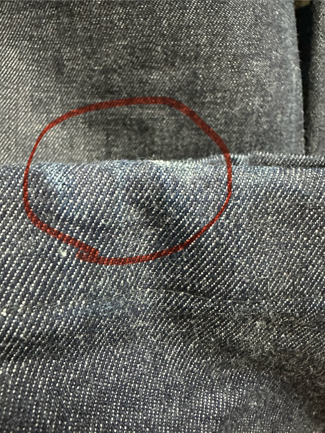 [1] 논노드 젠 로우 셀비지 데님 인디고 상품이미지4