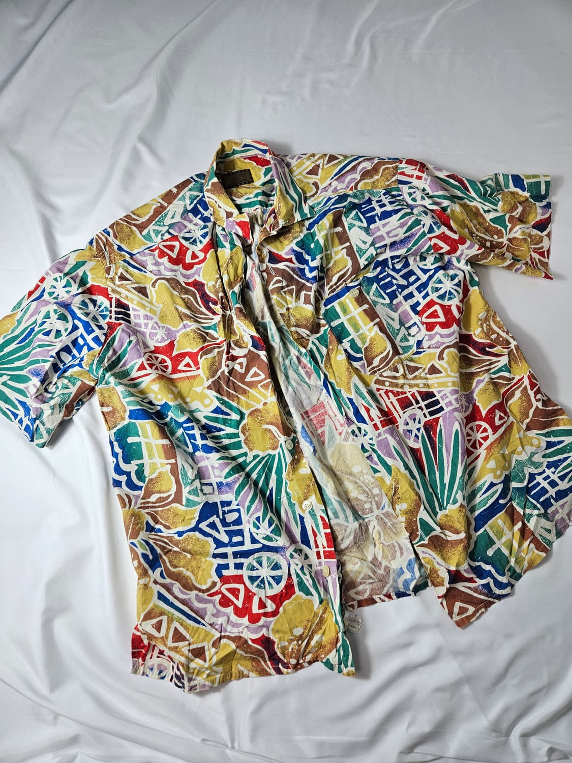 펜디 정품 00s 빈티지 하와이안 반팔셔츠 XL 상품이미지1