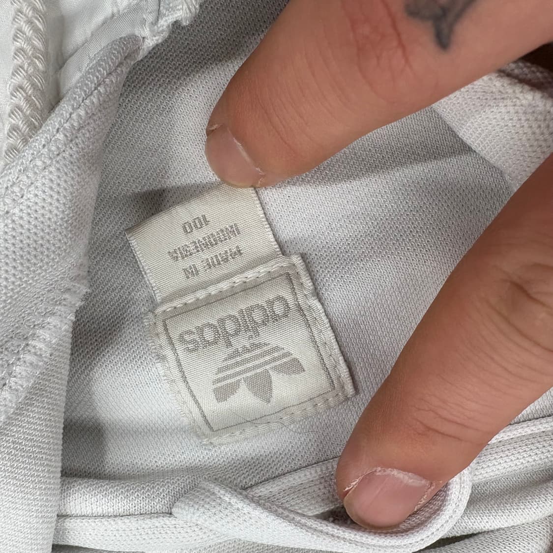 (95)아디다스화이트후드져지 상품이미지5