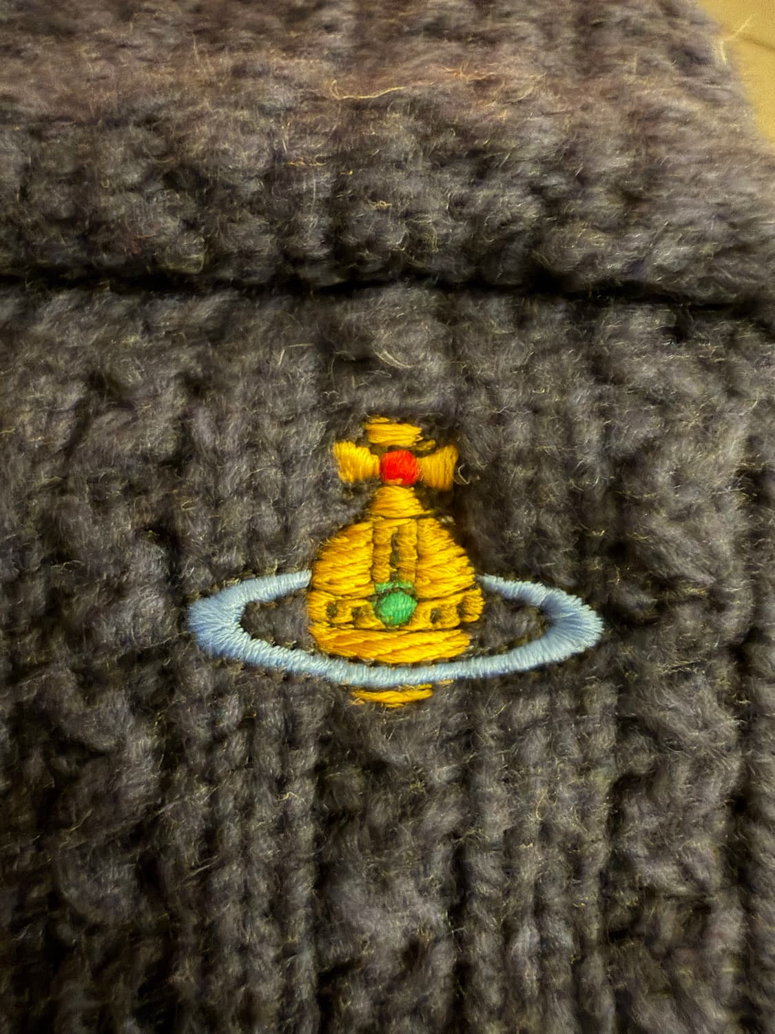 비비안 웨스트 우드 네이비 장갑 상품이미지2