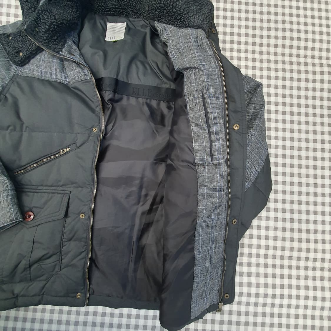 엘르 골프 오리털 패딩 남자95 상품이미지4