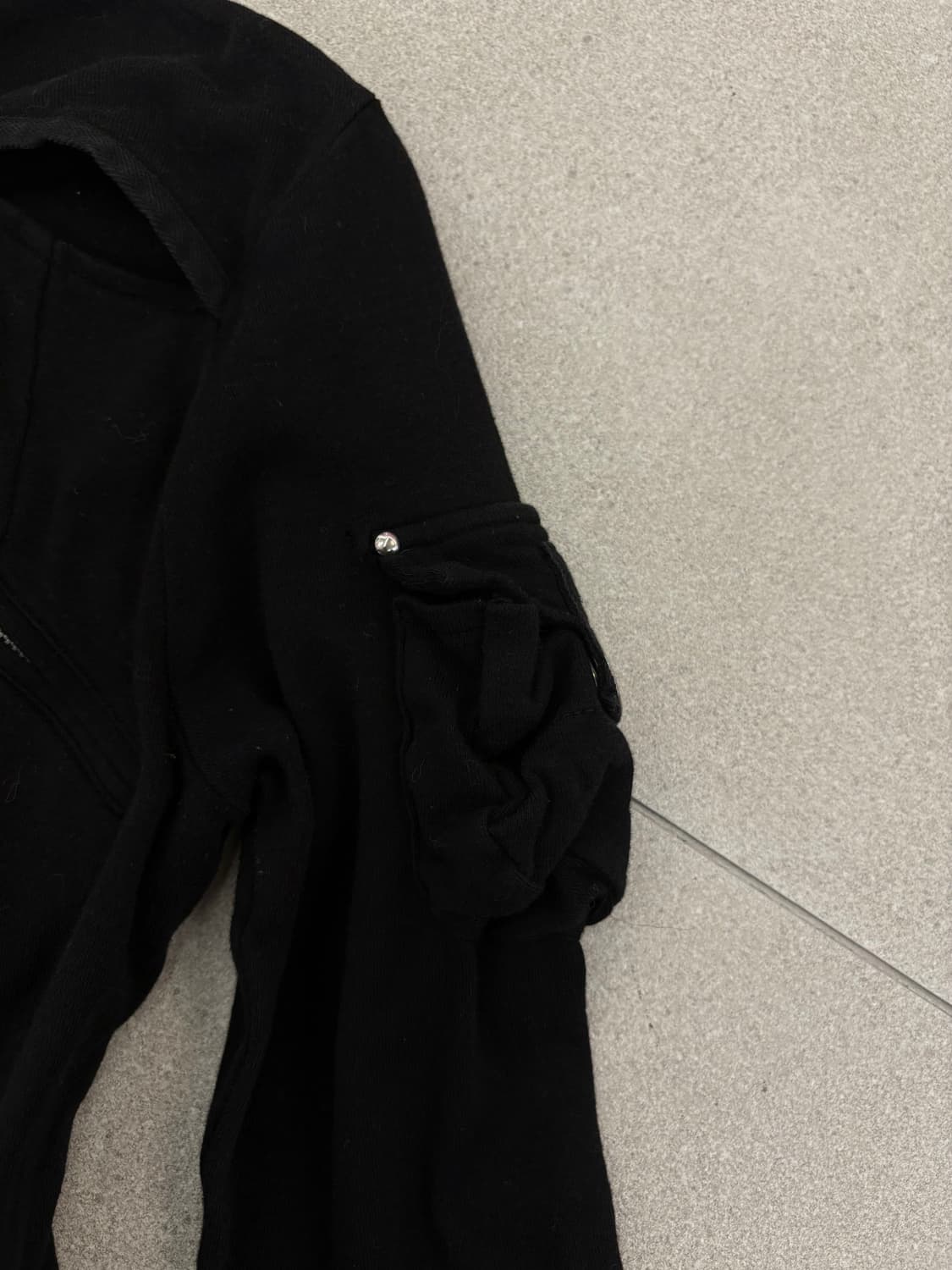 블랙 투웨이 카고 집업 상품이미지6