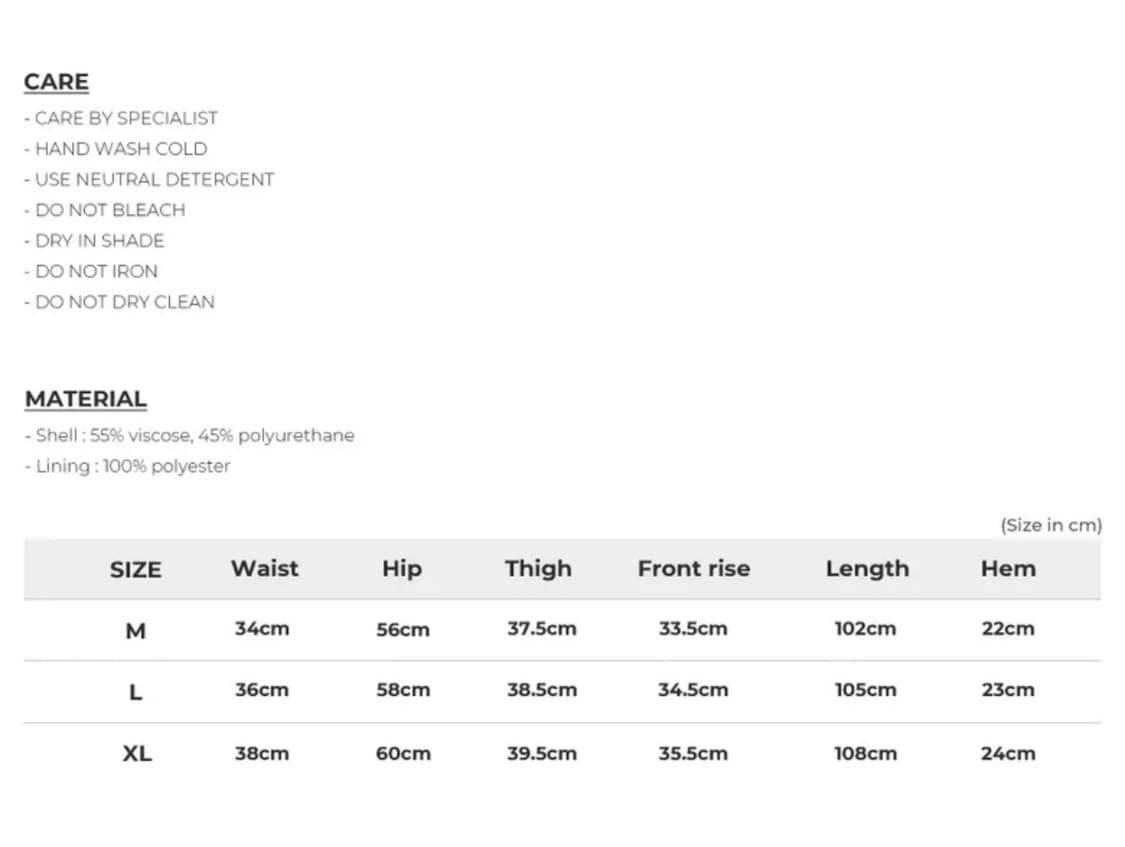 위캔더스 블랙 레더 팬츠 바지 XL 상품이미지4