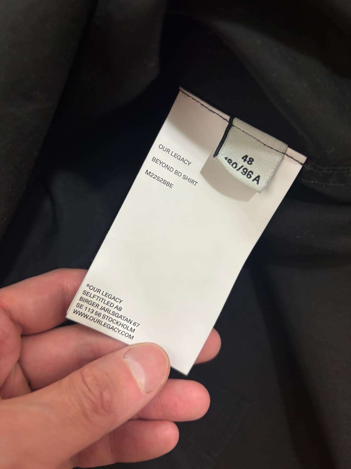 아워레가시 비욘드 BD 블랙 셔츠 48 상품이미지4