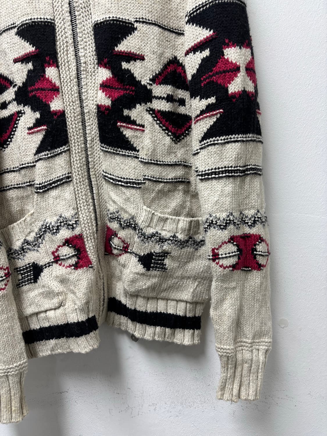 “Vintage” Nordic Cowichan Zip Up 상품이미지8