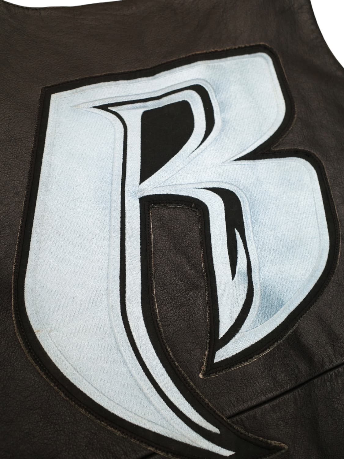 90’s 러프 라이더스 레더 베스트 상품이미지2