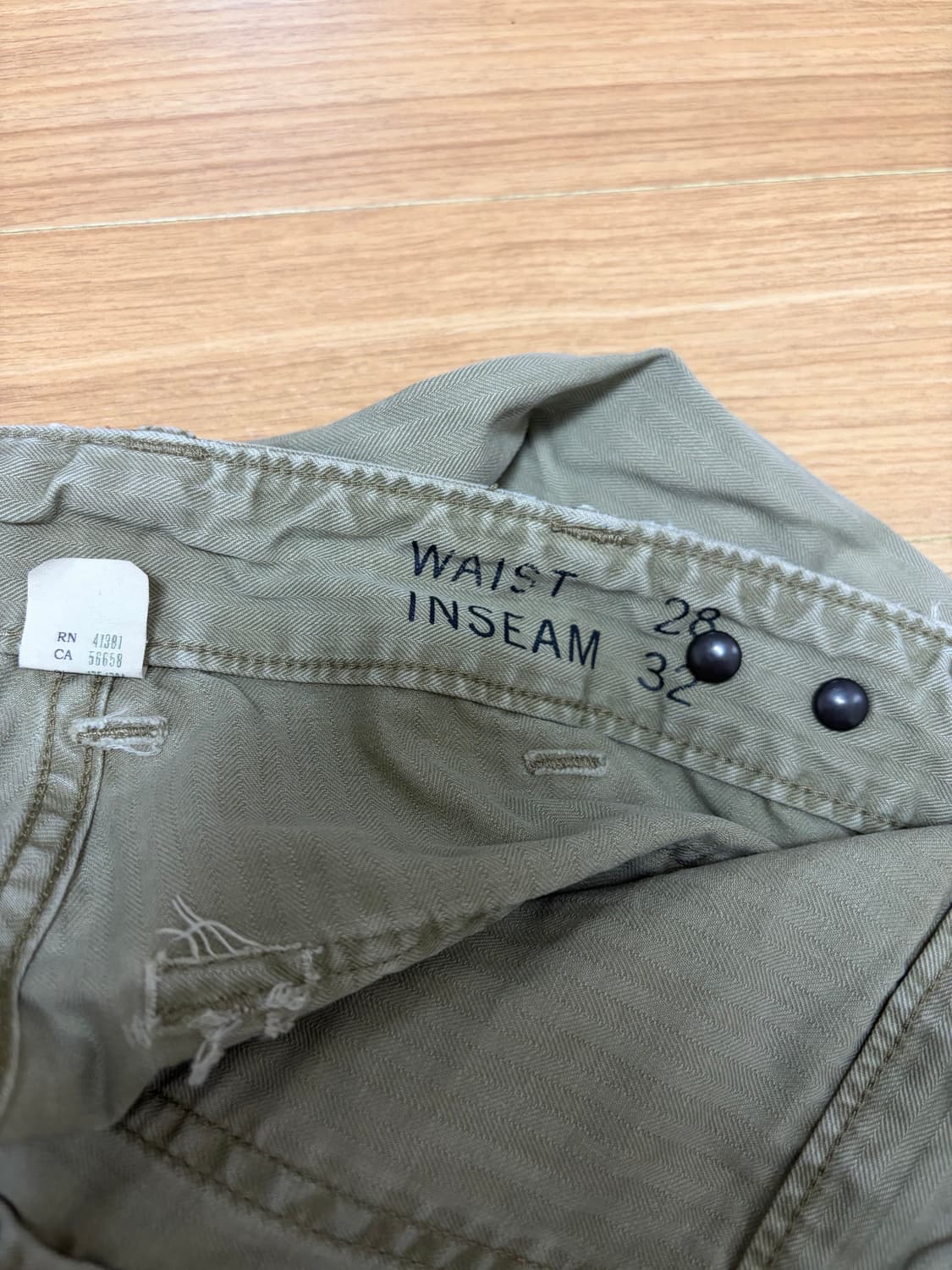 RRL 헤링본 퍼티그 28X32 사이즈 상품이미지4