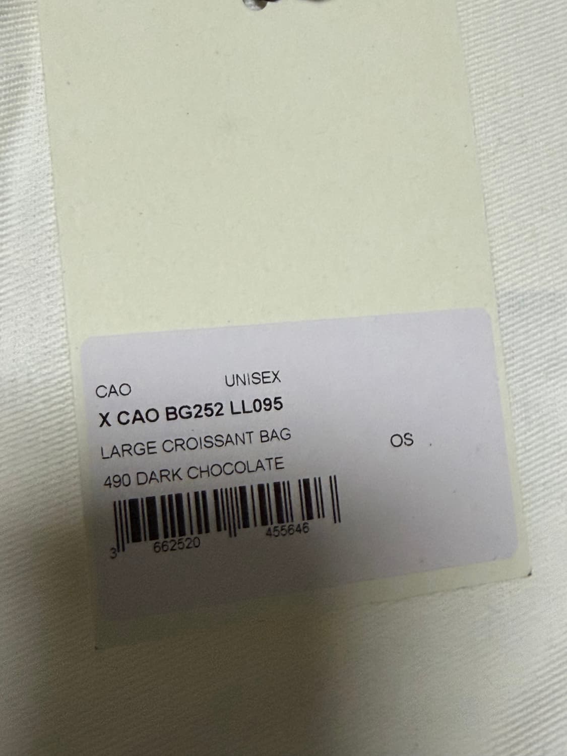 르메르 나파레더 크루아상백 라지 다크초콜릿 상품이미지10