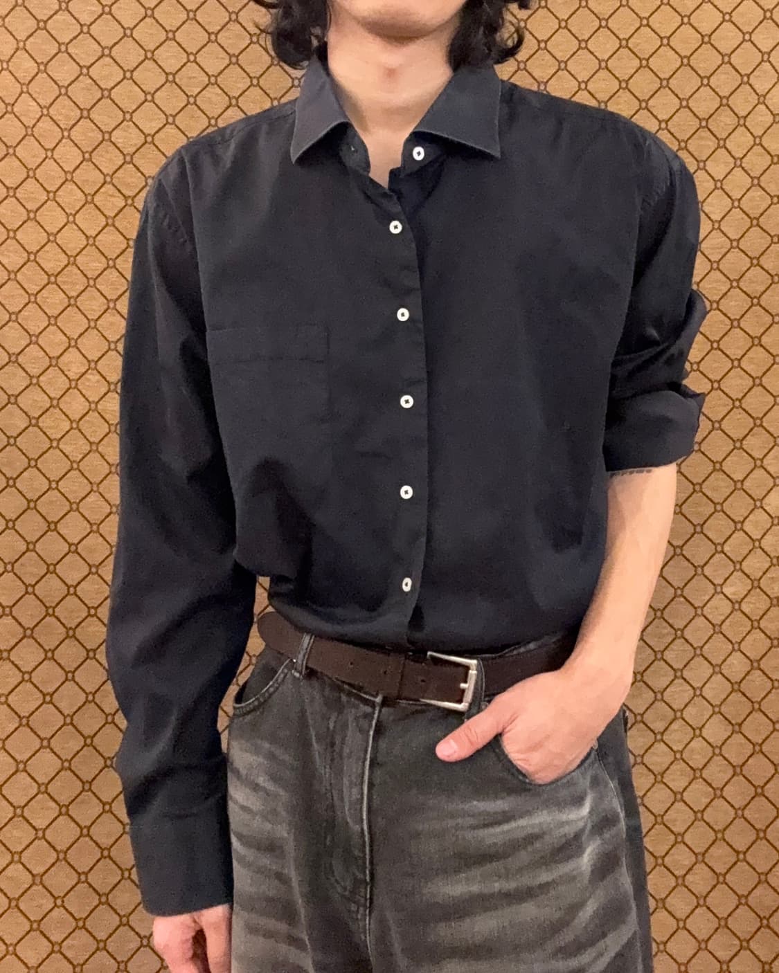 딥네이비 셔츠 상품이미지5