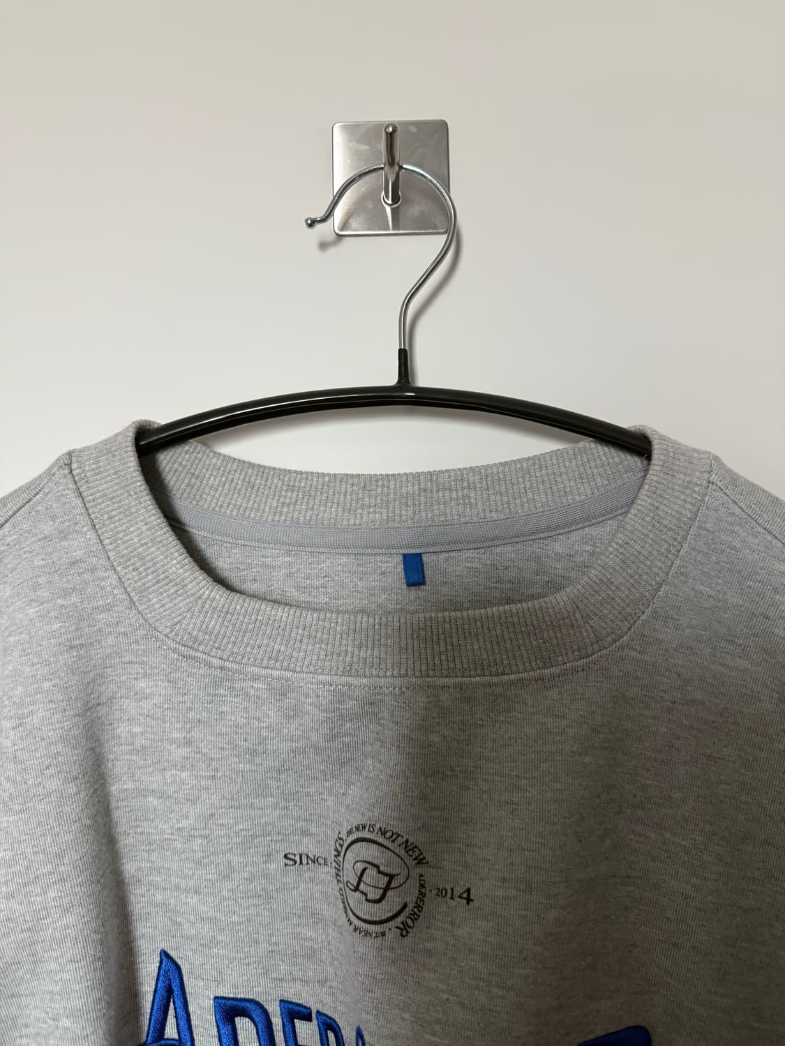 아더에러 베리프 로고 스웨트셔츠 맨투맨 그레이 A1 상품이미지4