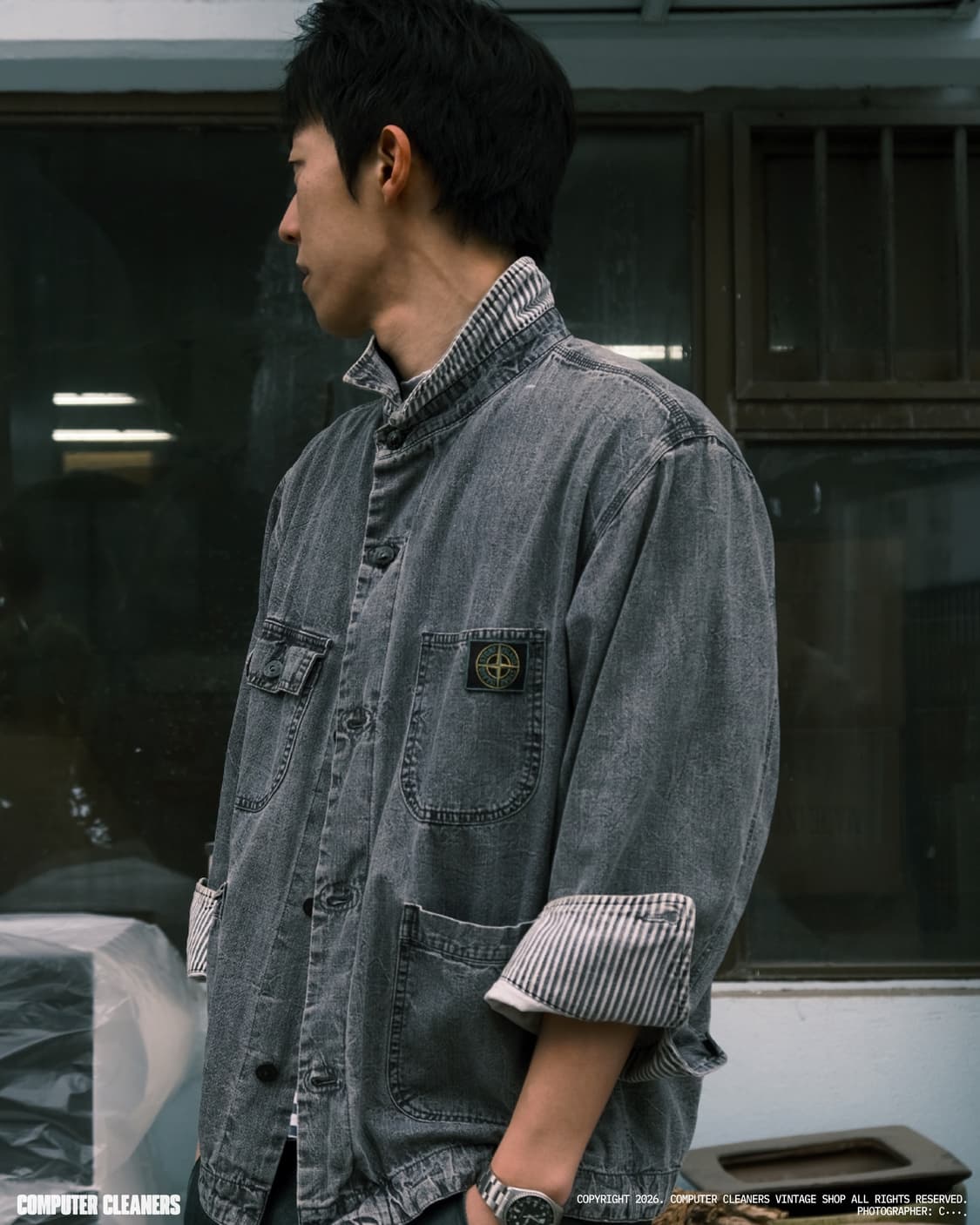 86SS 스톤아일랜드 피그먼트 랩스 초어 자켓 상품이미지2