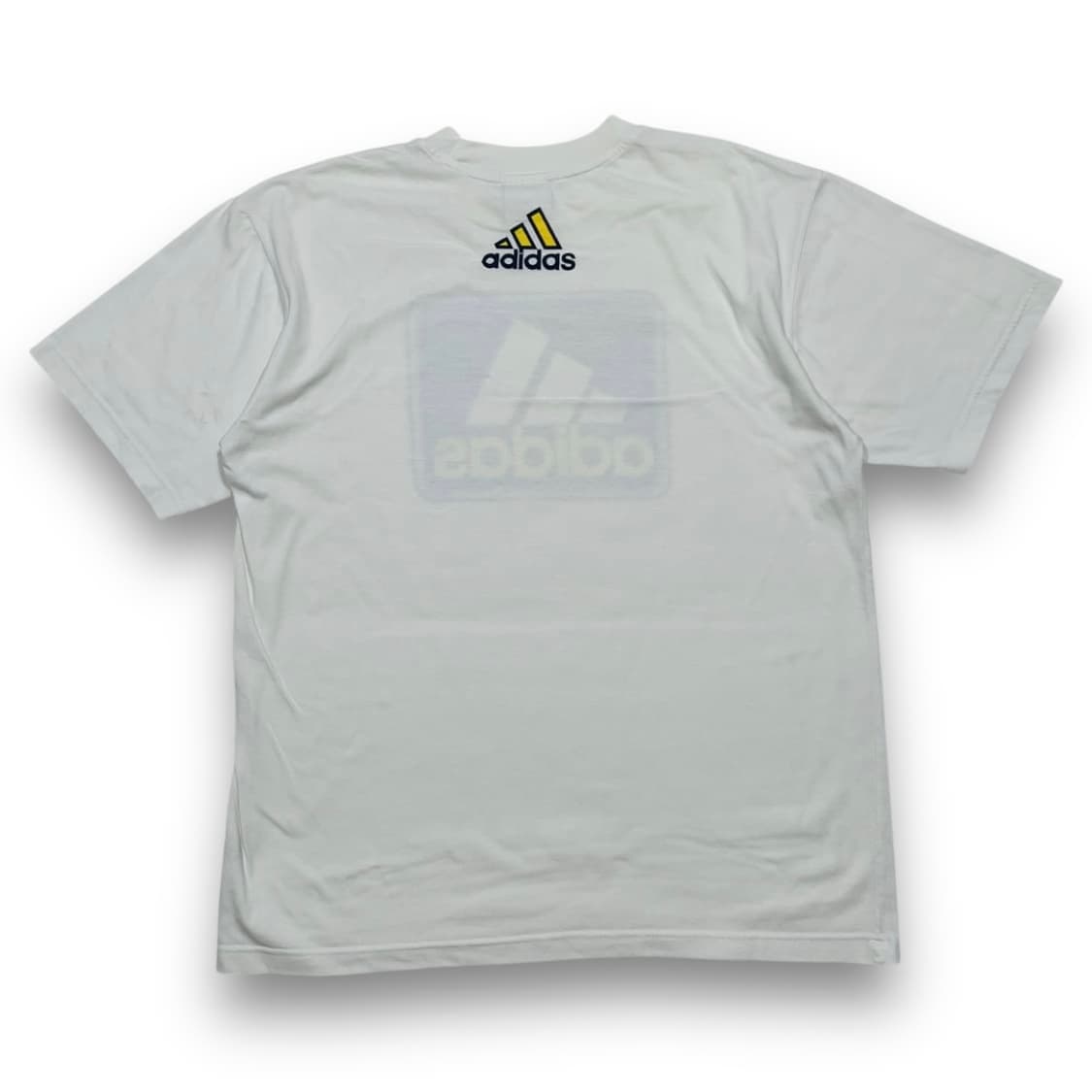 아디다스 90s 삼선 빅로고 화이트 올드스쿨 반팔 티셔츠 상품이미지3