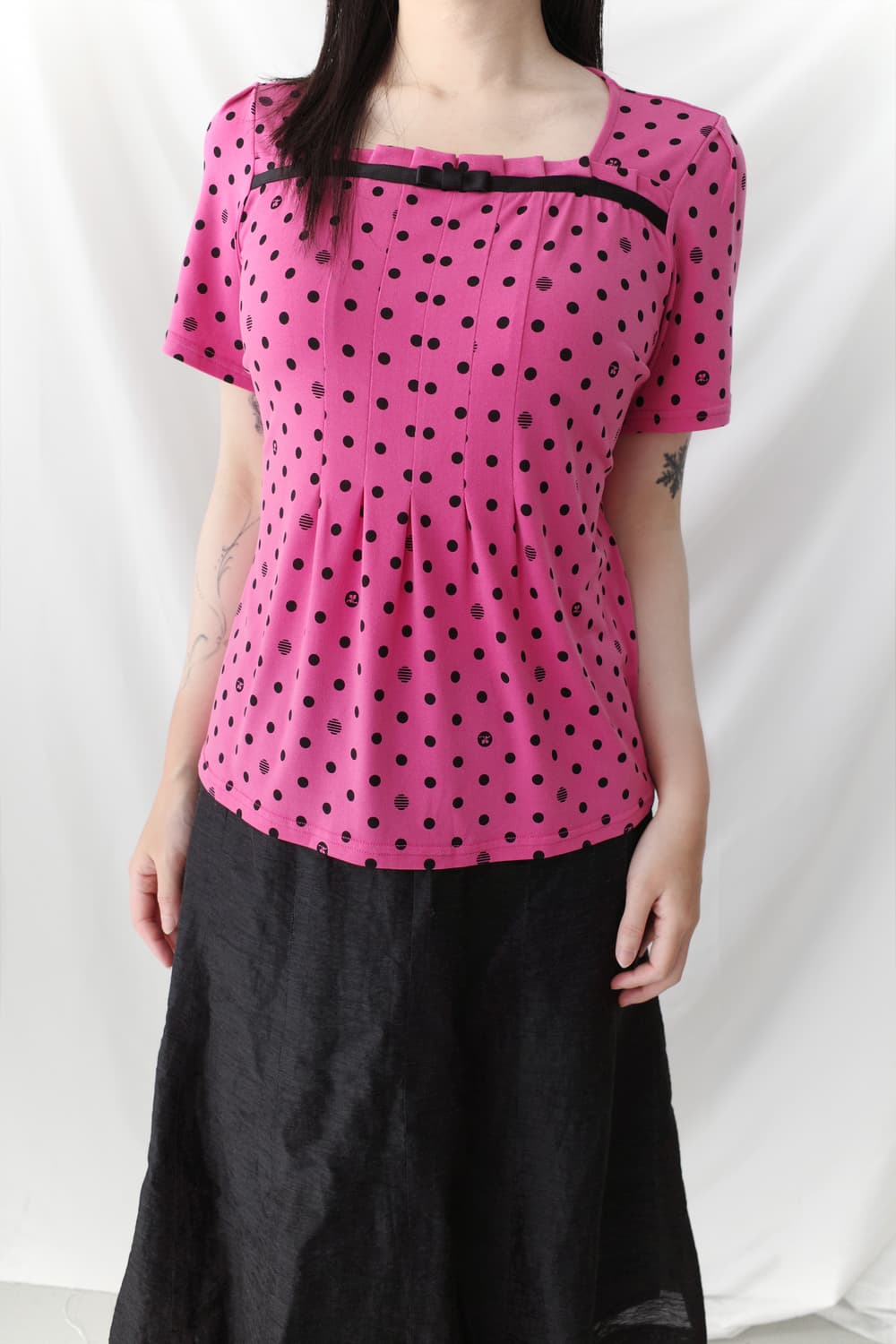 Courreges) logo dot half T  상품이미지4