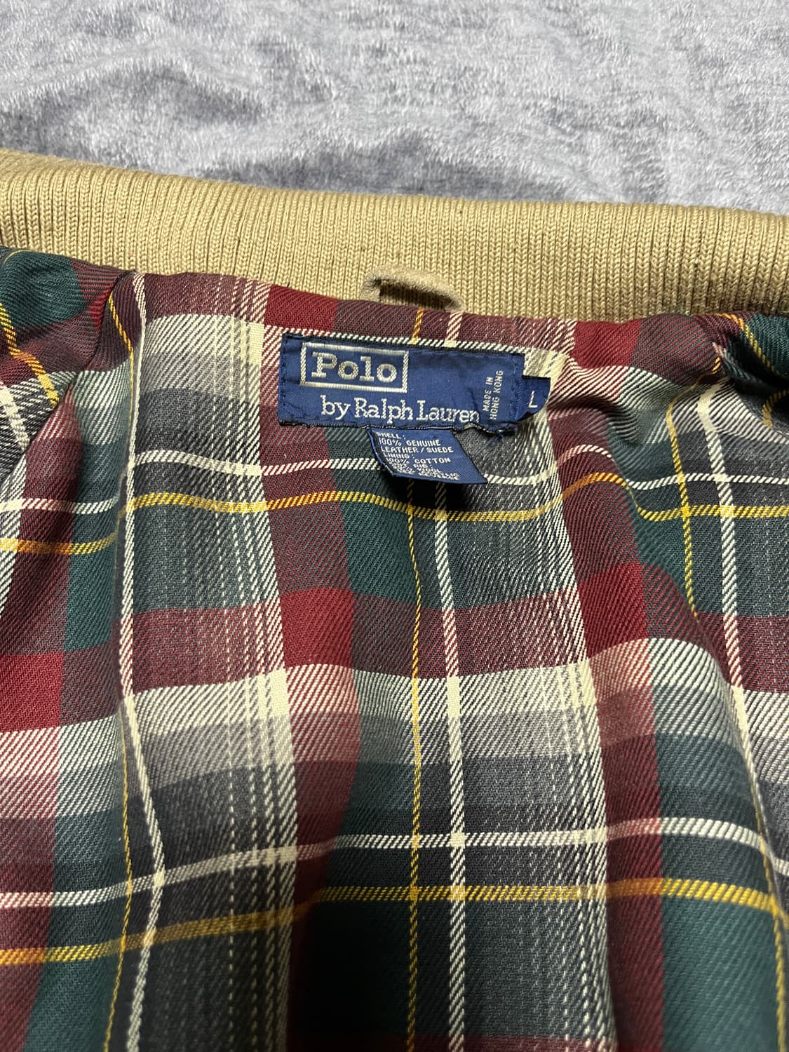 [L] 폴로 랄프로렌 90s 스웨이드 바라쿠타 해링턴 이종원 자켓 상품이미지7