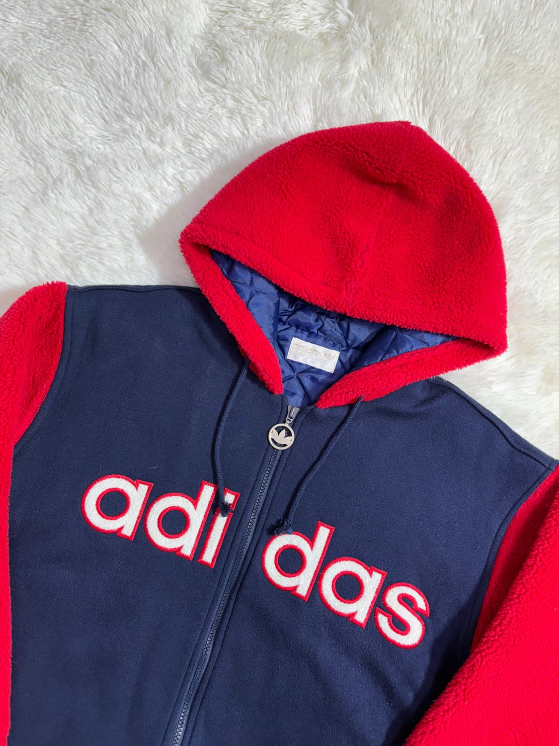 아디다스 90‘s JAPAN 빅로고 후리스 점퍼  상품이미지4