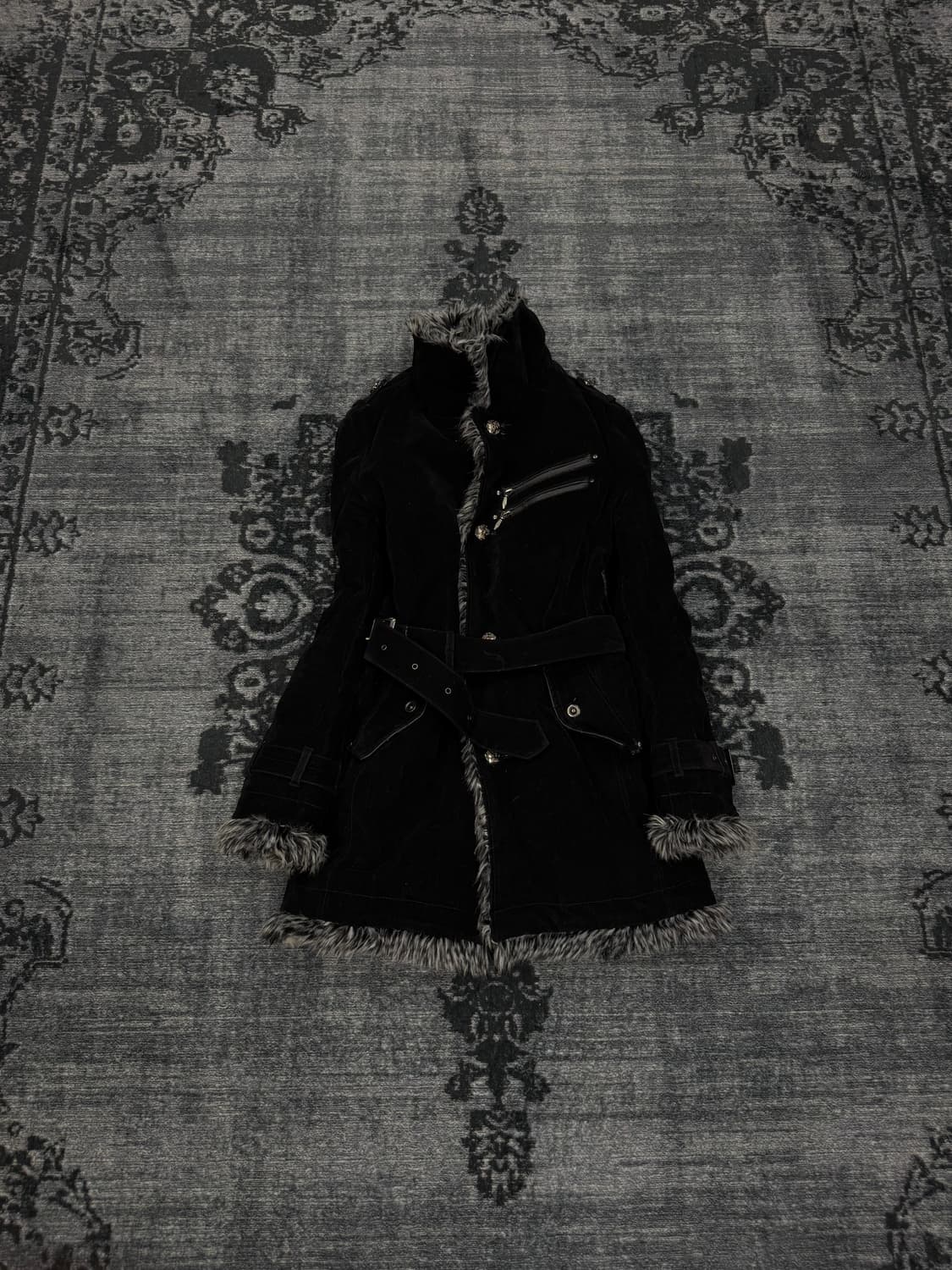 Semantic design vkei trimming fur jacket 상품이미지1