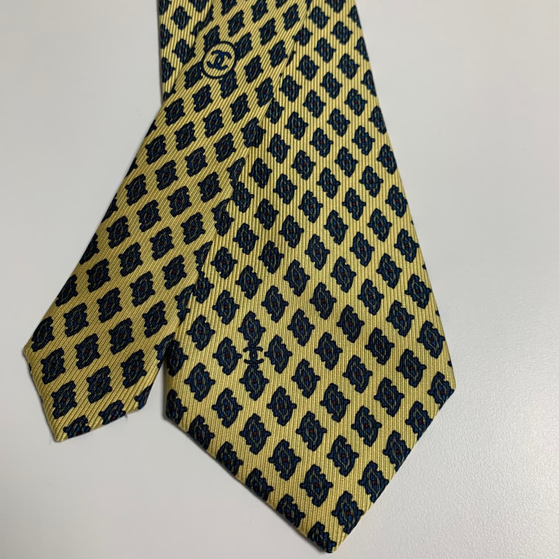 샤넬(CHANEL) 클래식 명품넥타이 100실크 A+등급 8.3cm 상품이미지4