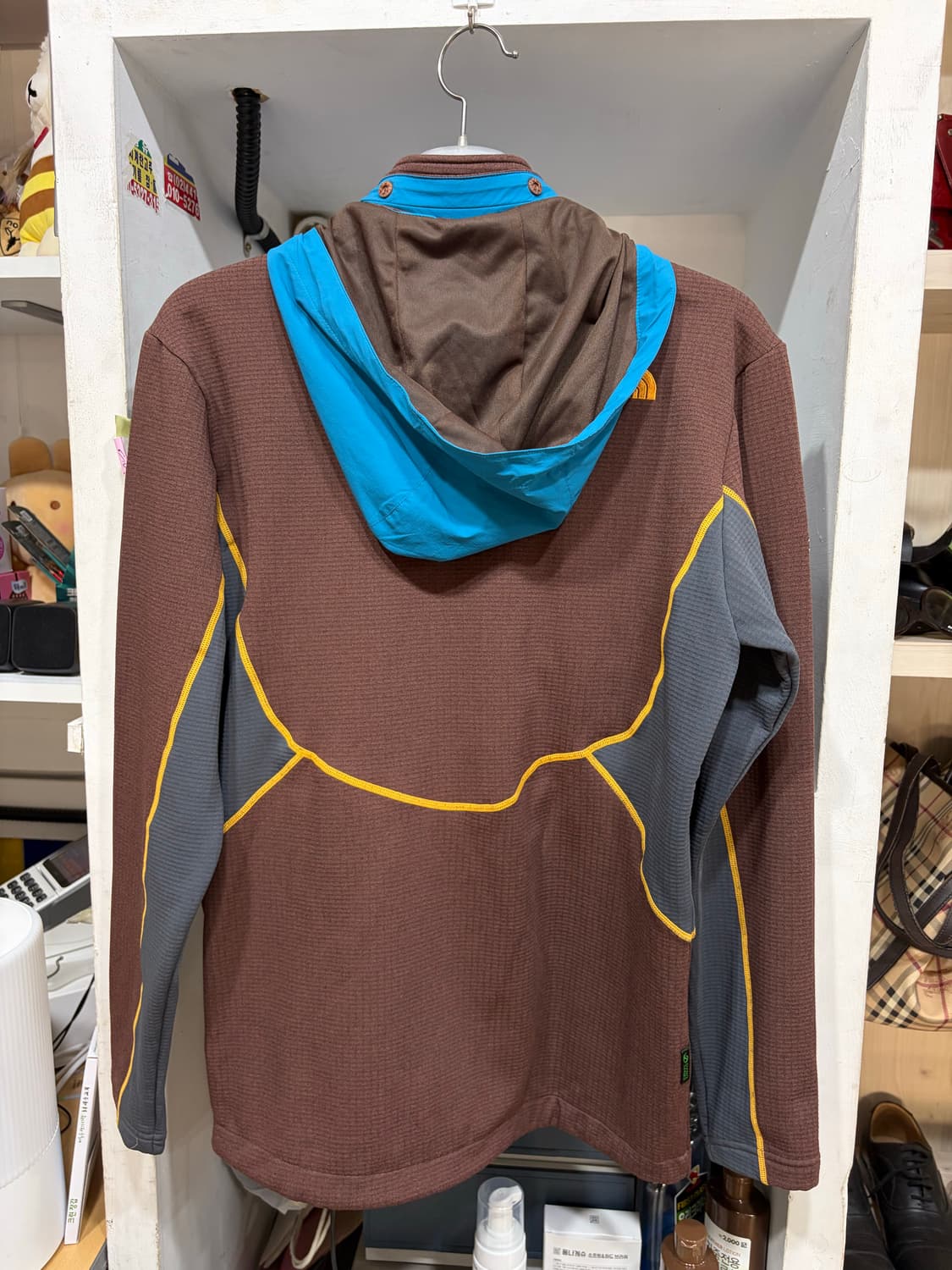 노스페이스 바람막이 자켓 블루/브라운 L 100사이즈 상품이미지2