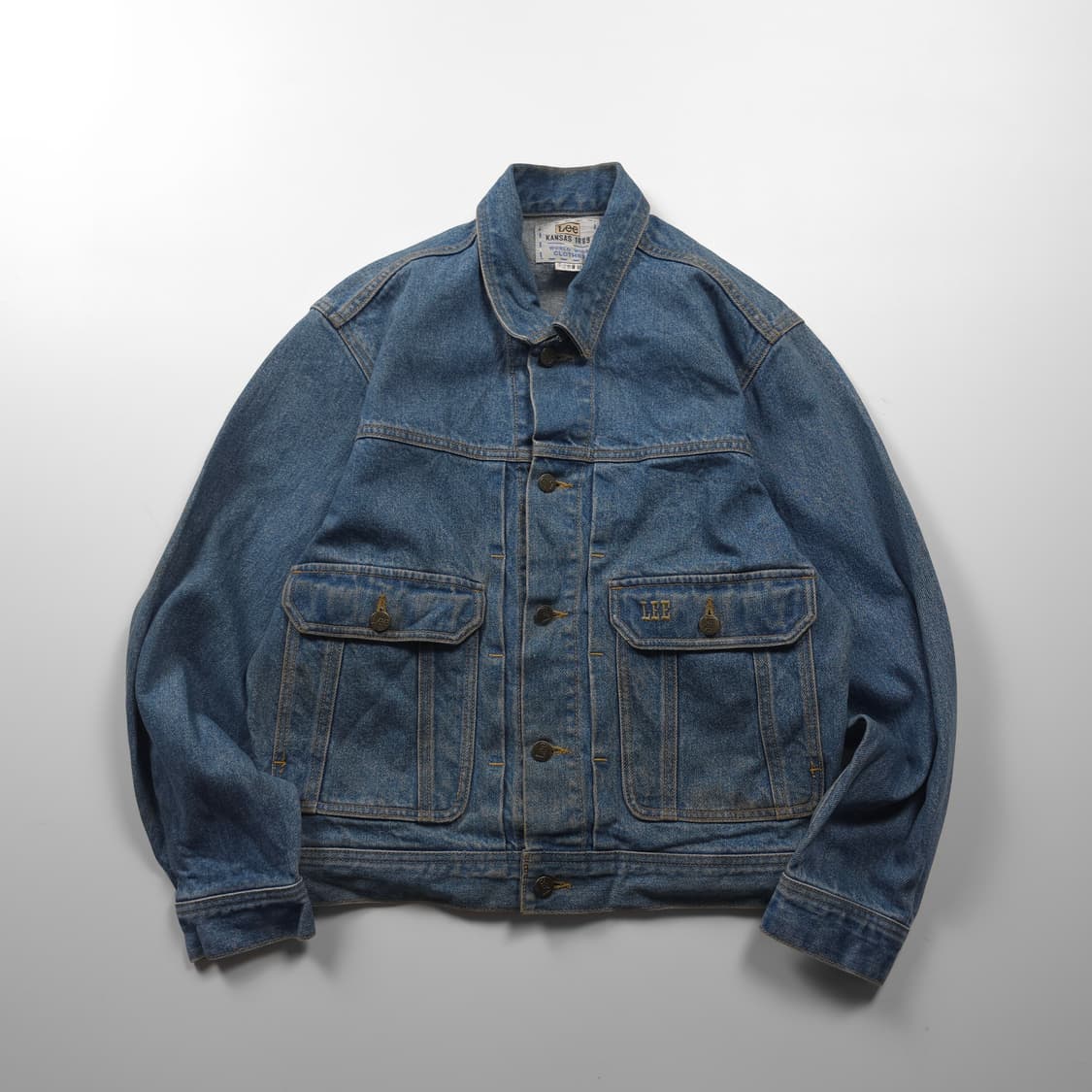 90s Lee 오리지널 2세대 데님 트러커 자켓 (90) 상품이미지1