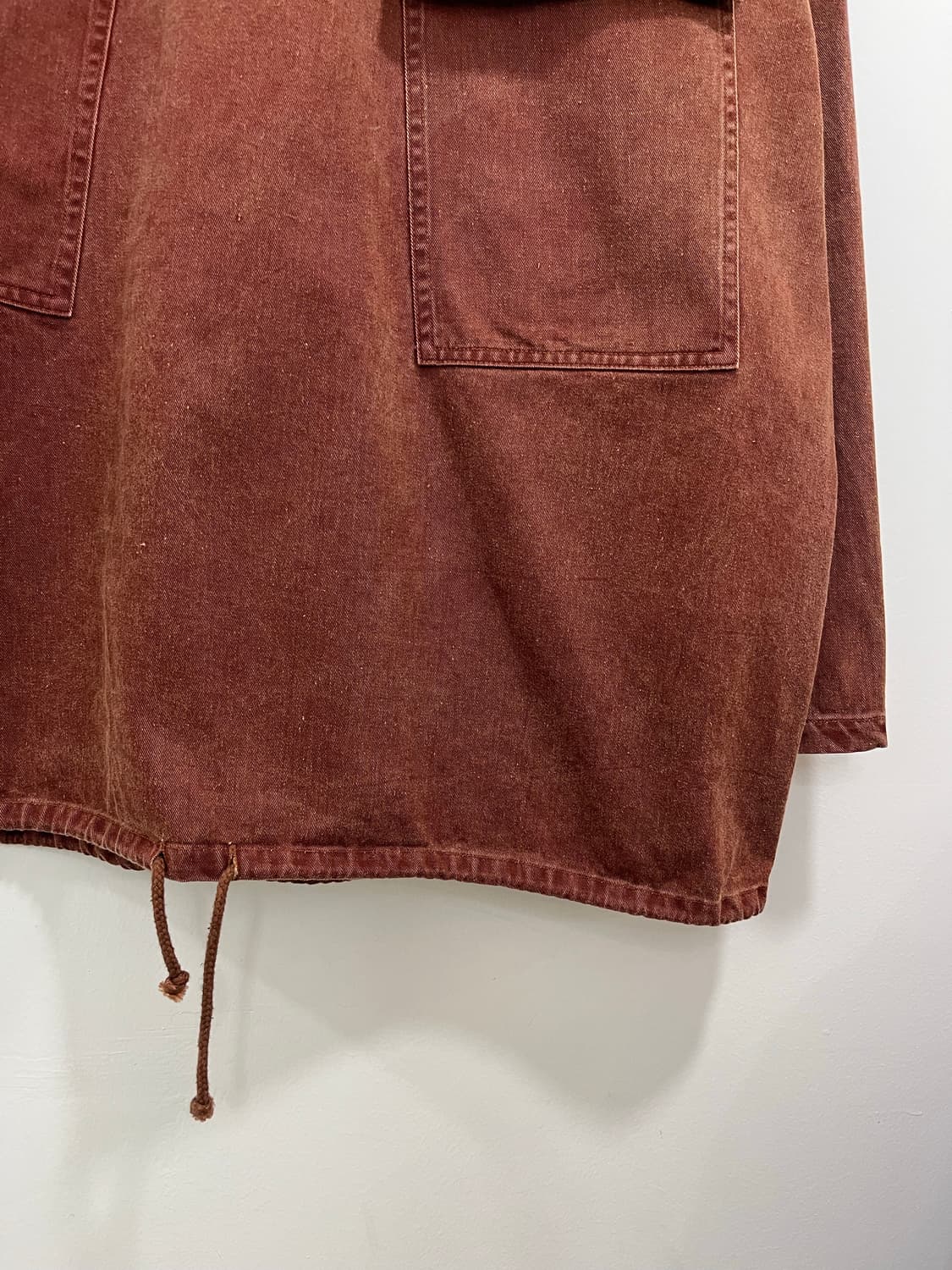 일본 빈티지 카고 피그먼트 후드 아노락 티셔츠 상품이미지4