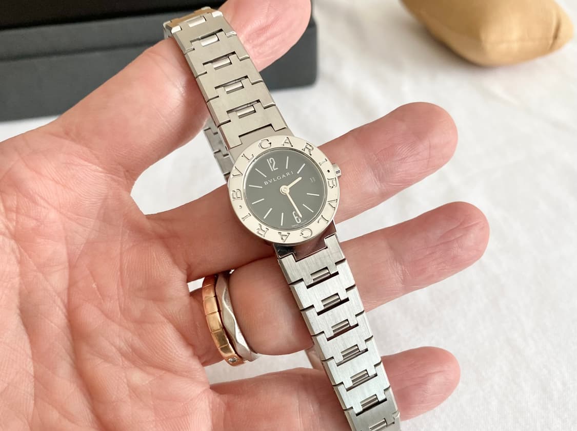 불가리 BB23 여성용 23mm 스몰 사이즈 쿼츠 스틸 상품이미지3