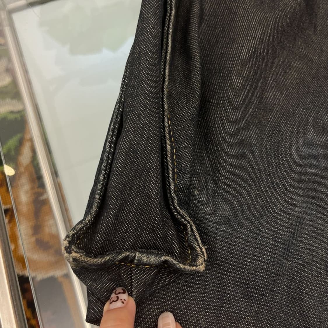 캉골 빅로고 데님 에코백 C05930 상품이미지7