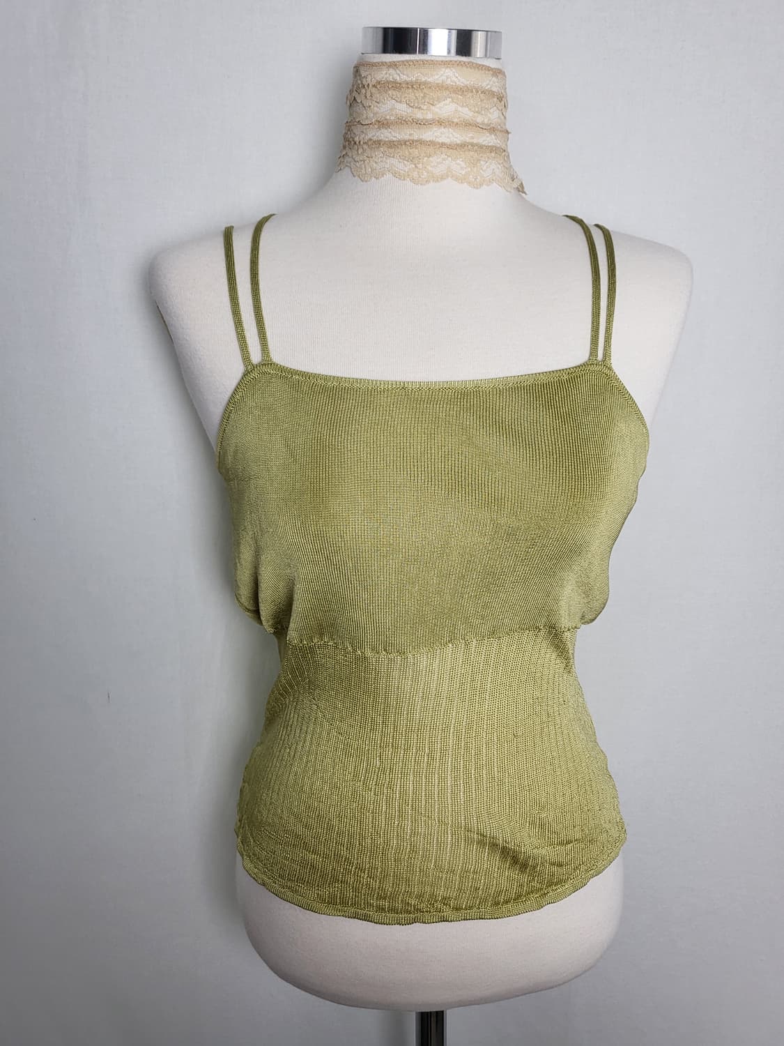 빈티지 완두콩 나시 니트 상품이미지2