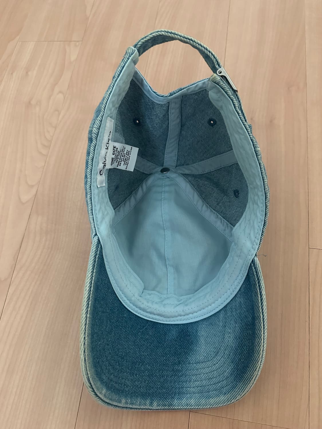 캘빈클라인 볼캡 데님 모자 상품이미지2