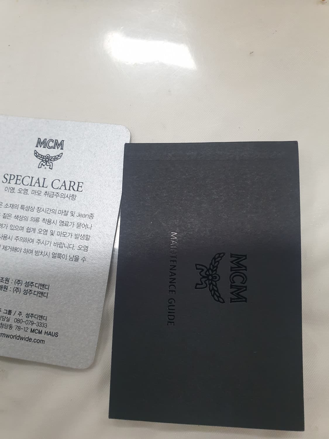 MCM 블랙 가죽 토트 크로스백 상품이미지10