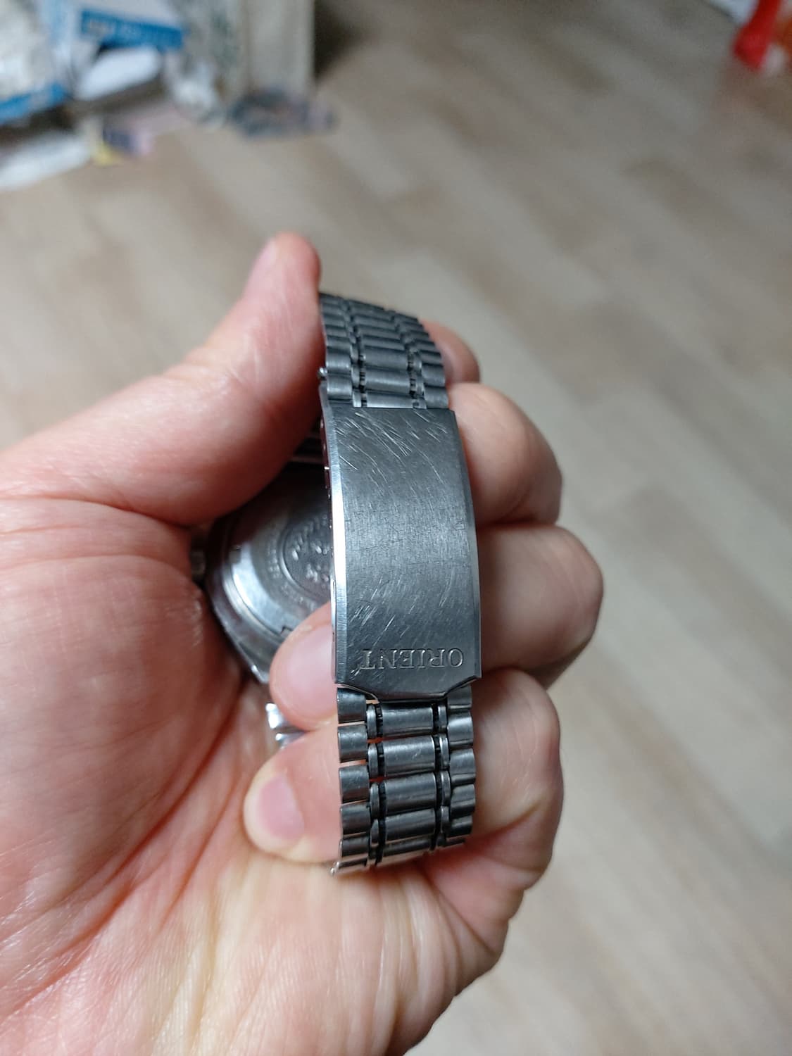 오리엔트 빈티지 금장 다이얼 데이데이트  상품이미지3