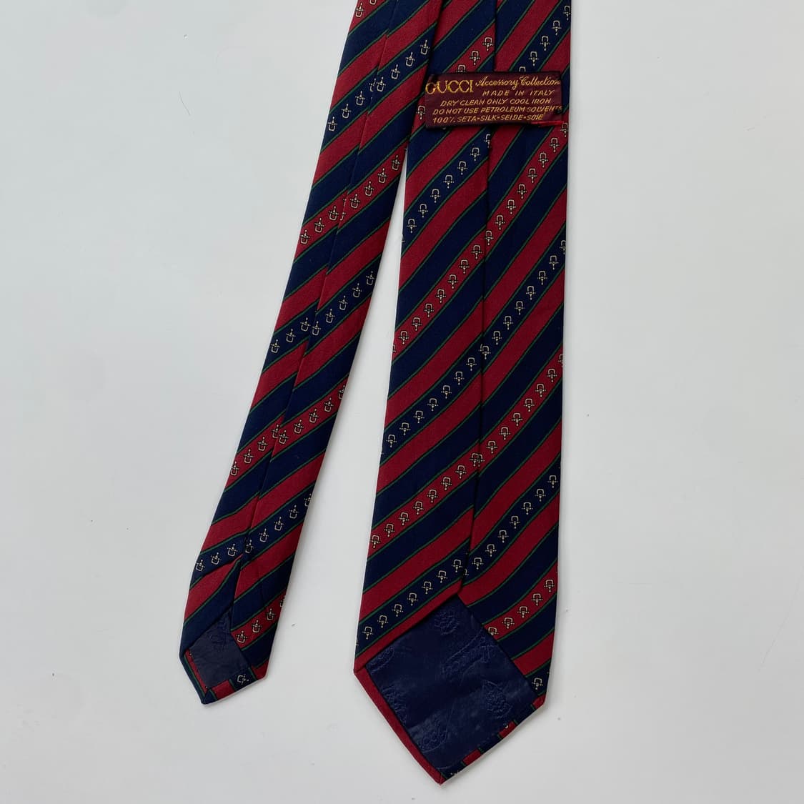 구찌(GUCCI) 심플로고 명품 정품 넥타이 7.6cm 상품이미지3
