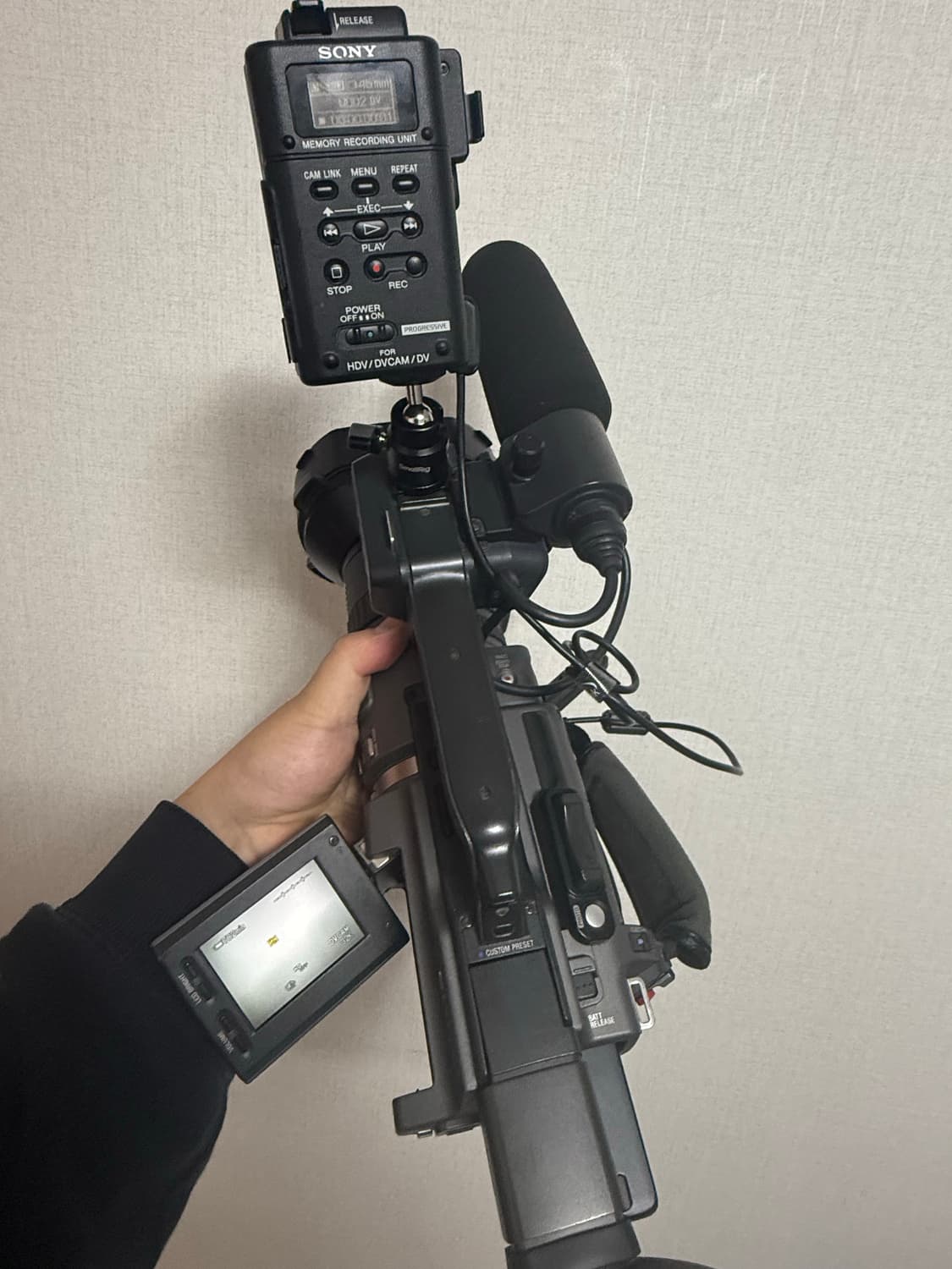Sony DSR-PD150 MRC1 테이프리스 셋업 상품이미지5