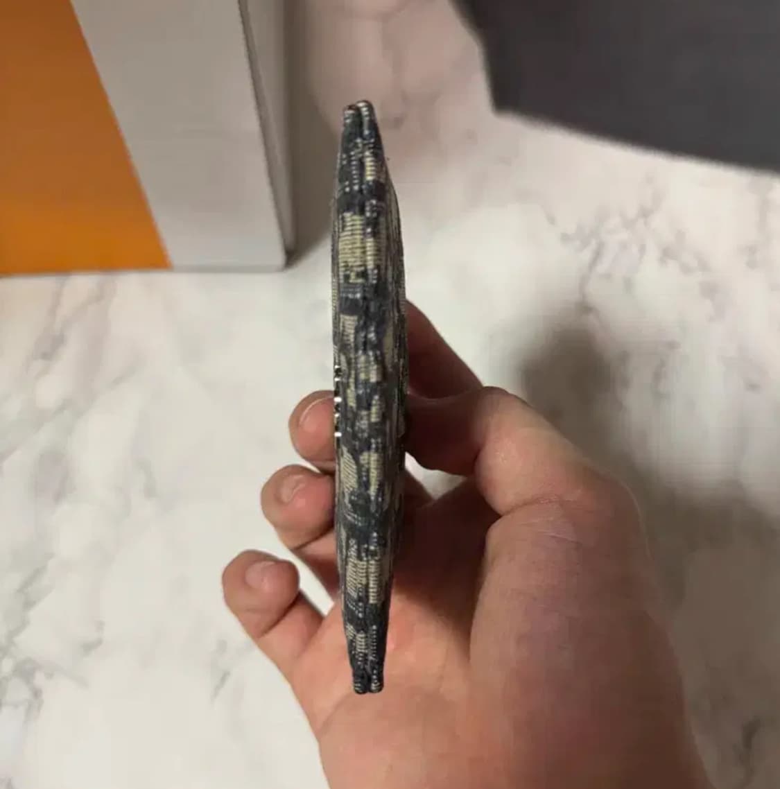 [S+급] 디올 오블리크 자카드 카드지갑 베이지 상품이미지4