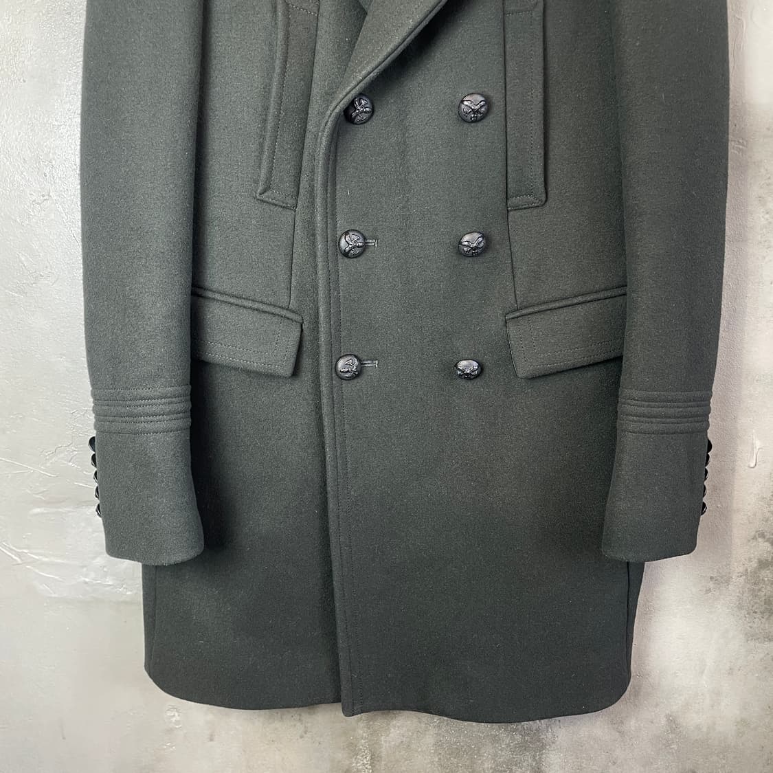 시스템 밀리터리 오피서 코트 상품이미지5