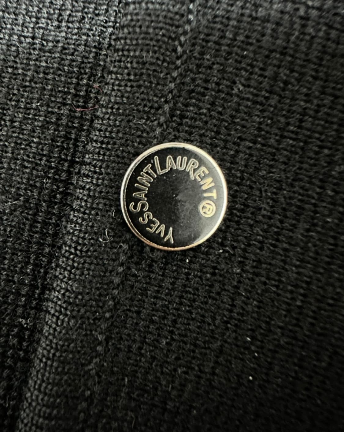 YSL 입생로랑 블랙 니트 베스트 가디건 상품이미지6