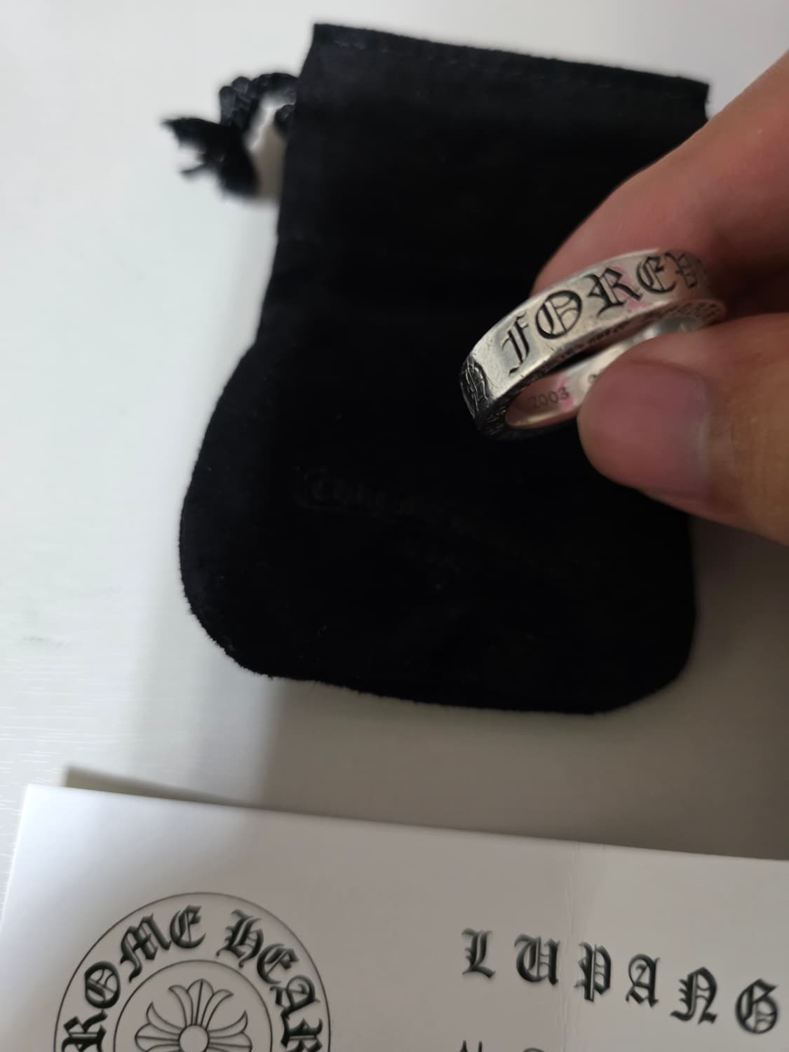 [풀구성,세척완료]크롬하츠 포에버링 us10 상품이미지5