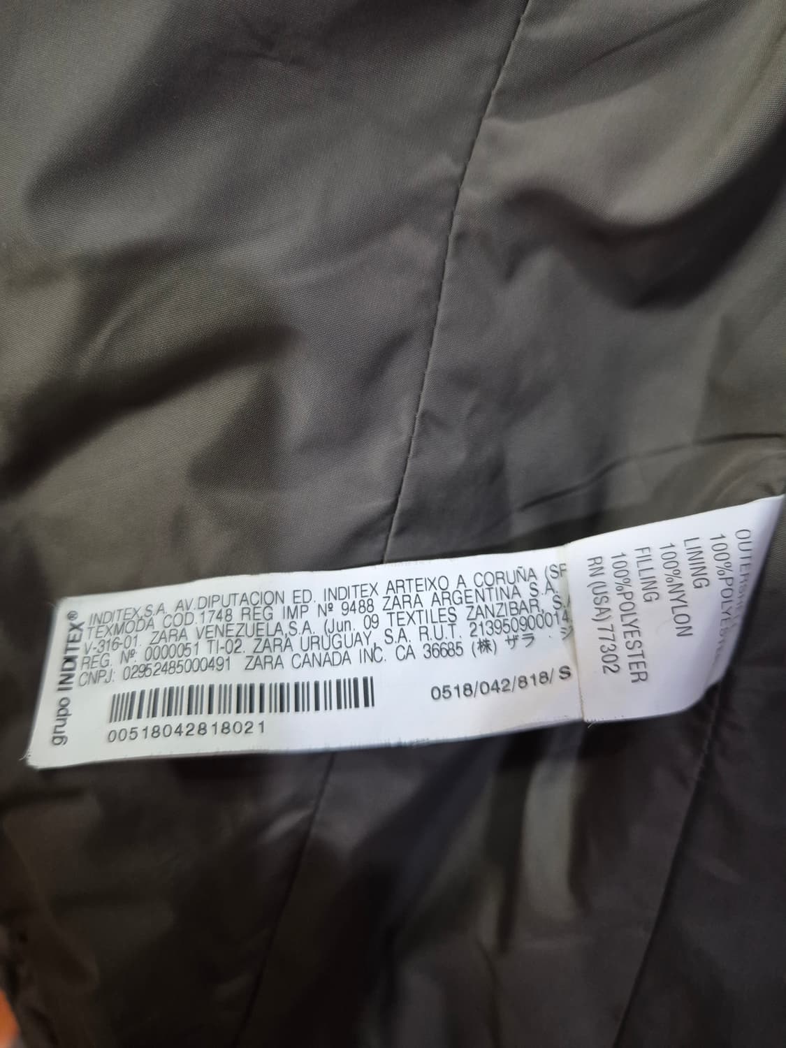 자라 우먼 패딩 집업점퍼 55 66 상품이미지9