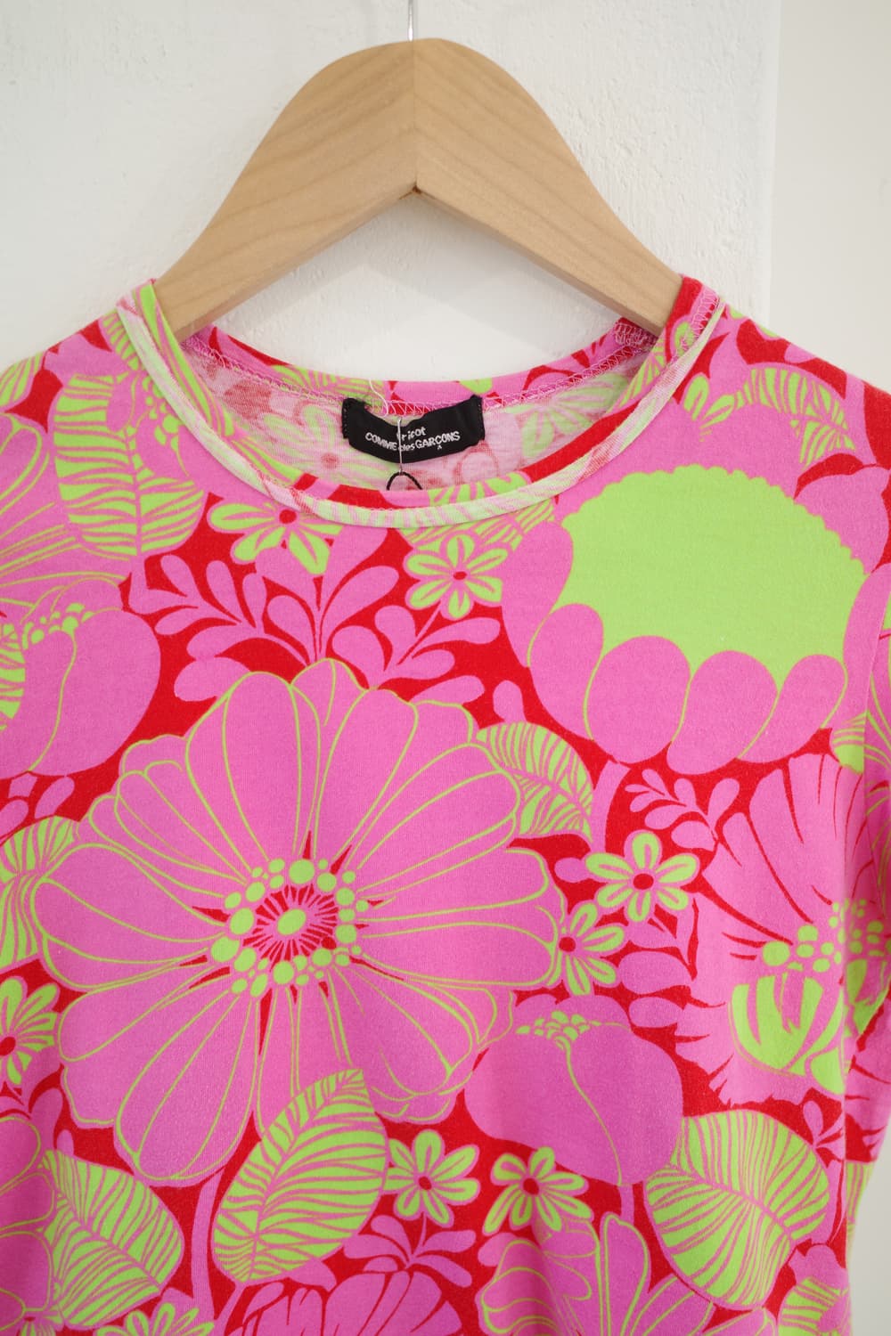 Comme des Garcons Pink Flower T-shirt 상품이미지6