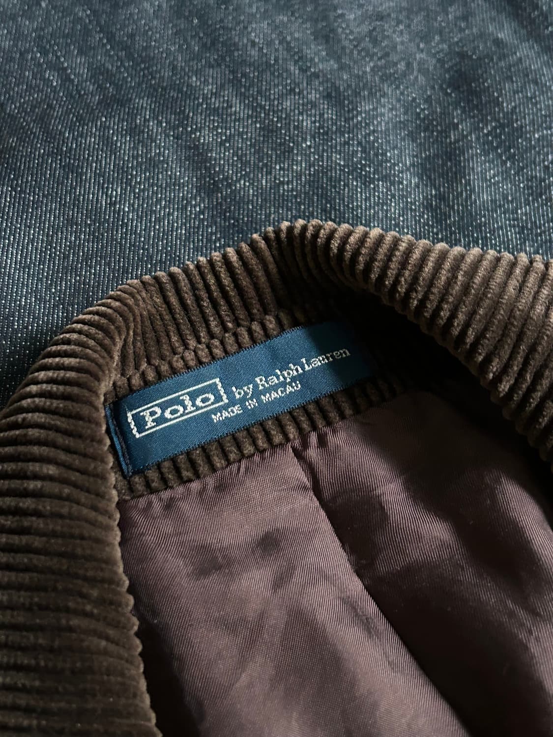 90s 폴로 랄프로렌 코듀로이 블레이저 Made in Macau 상품이미지5