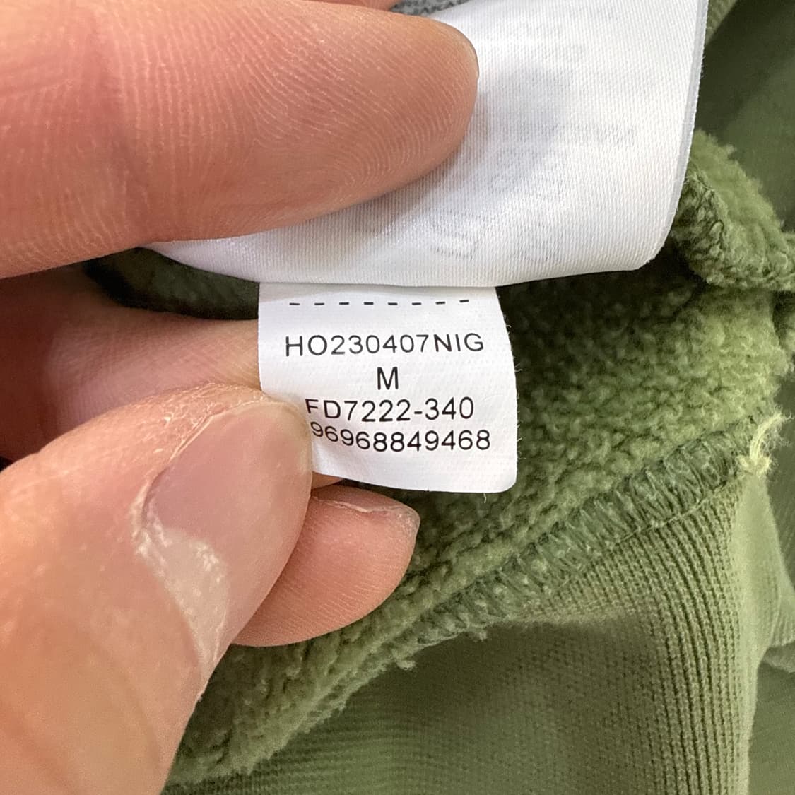 M 나이키 조던 플라이트 플리스 반집업 0210T 상품이미지5